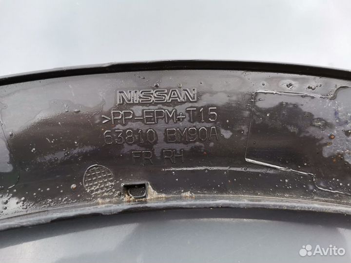 Накладка переднего крыла nissan qashqai