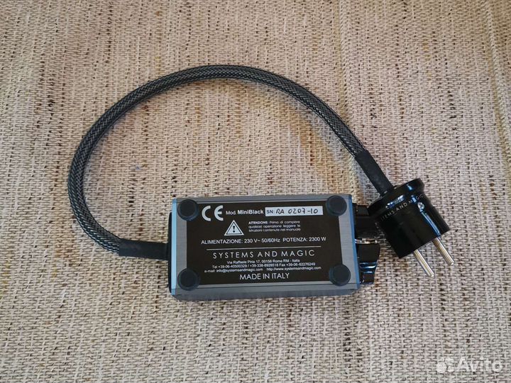 Сетевой фильтр System and magic mini black noise