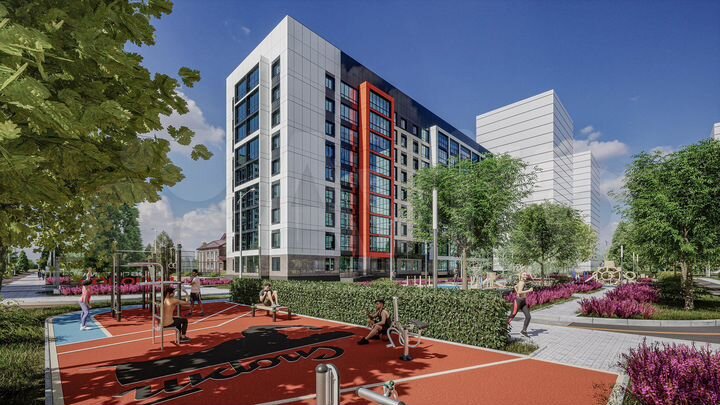 2-к. квартира, 55 м², 15/18 эт.