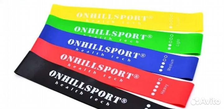 Резинки для фитнеса (5 штук )