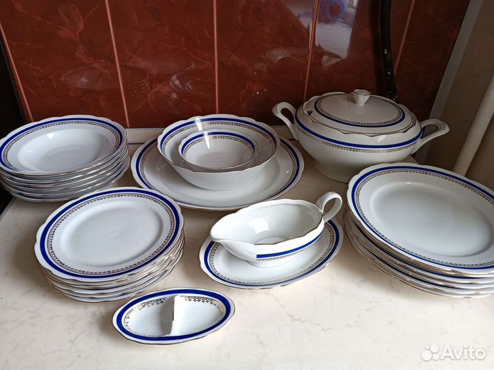 Сервиз столовый фарфор Cmielow Польша времен СССР
