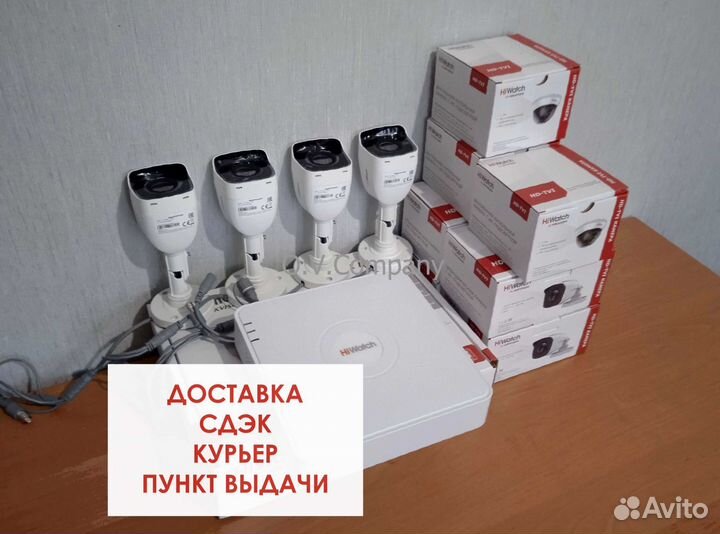 Камера видеонаблюдения. Комплекты. Установка