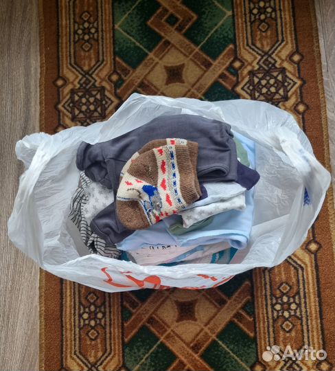 Детские вещи пакетом на мальчика 56-58-62-68