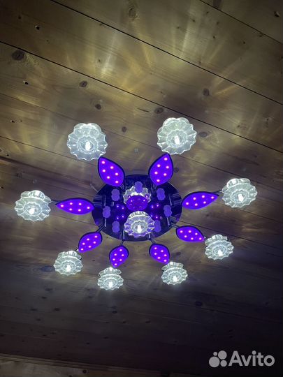 Люстра потолочная хрустальная