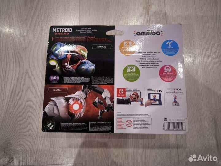 Amiibo Samus и emmi (New) Metroid Dread новая