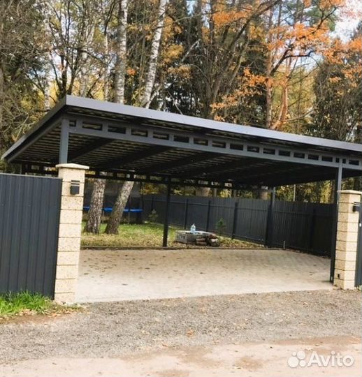 Навесы под ключ