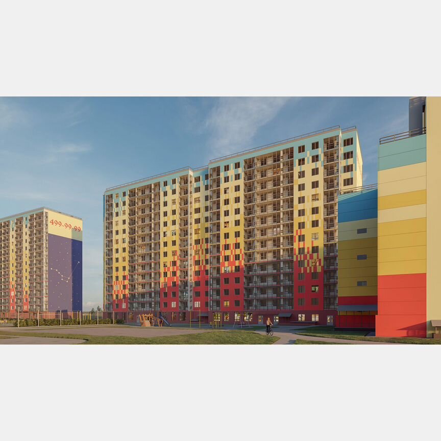 3-к. квартира, 84,6 м², 13/15 эт.