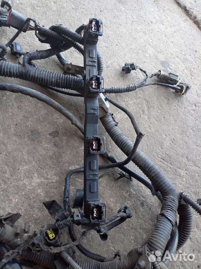 Коса моторная. Провода 