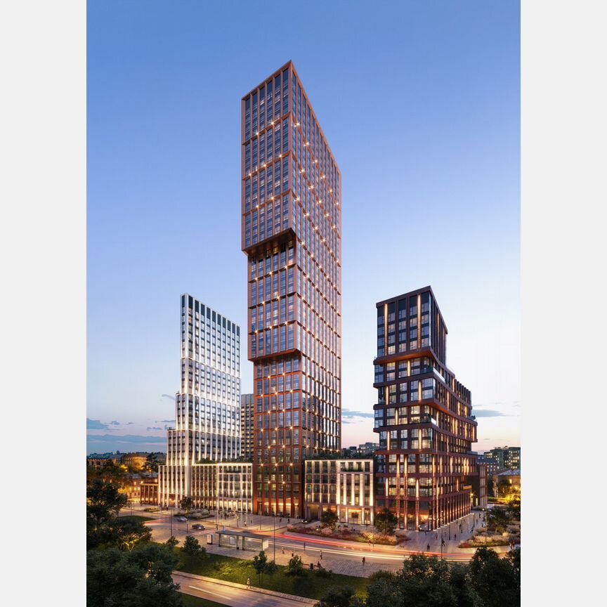 2-к. квартира, 79,8 м², 33/44 эт.