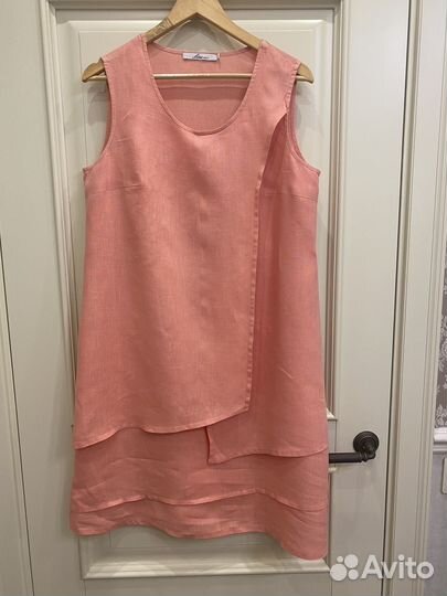 Платье льняное 46 размера