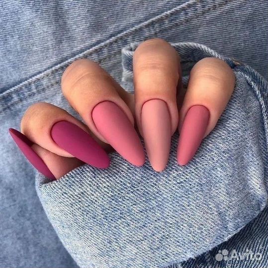 Маникюр гель лак наращивание ногтей