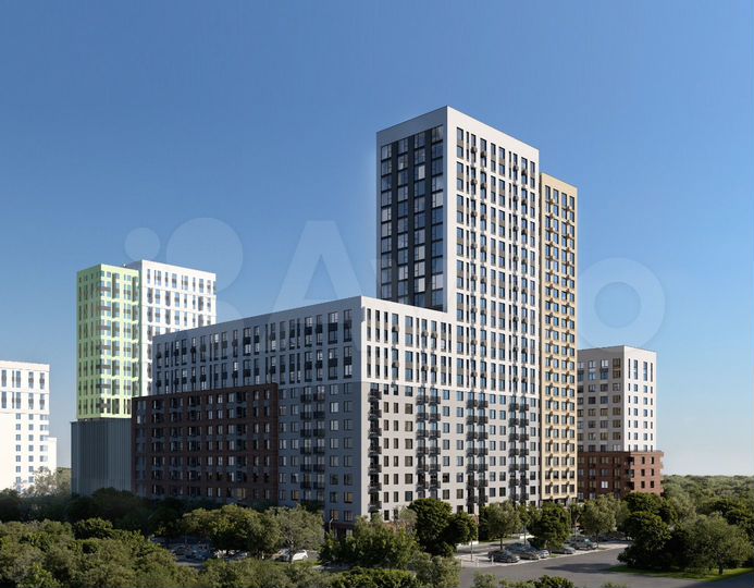 2-к. квартира, 69,6 м², 13/25 эт.