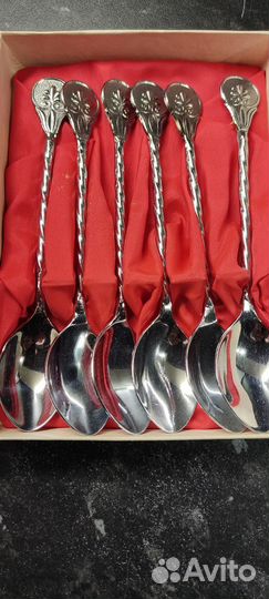 Набор чайных ложек СССР мельхиор