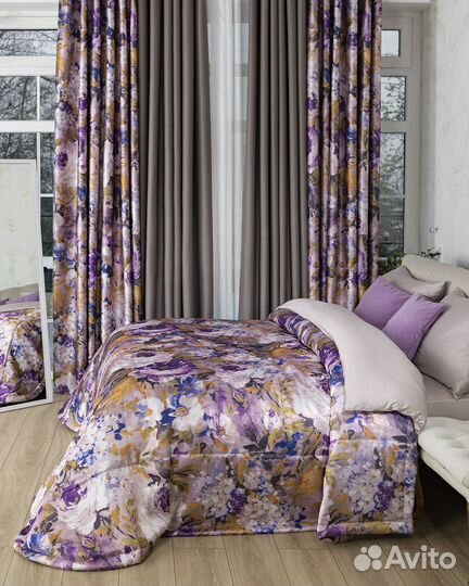 Покрывало новое Медина Сирень на диван