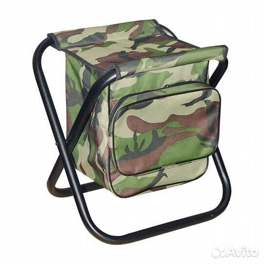 Табурет MAX сталь с сумкой (stms-01) кедр