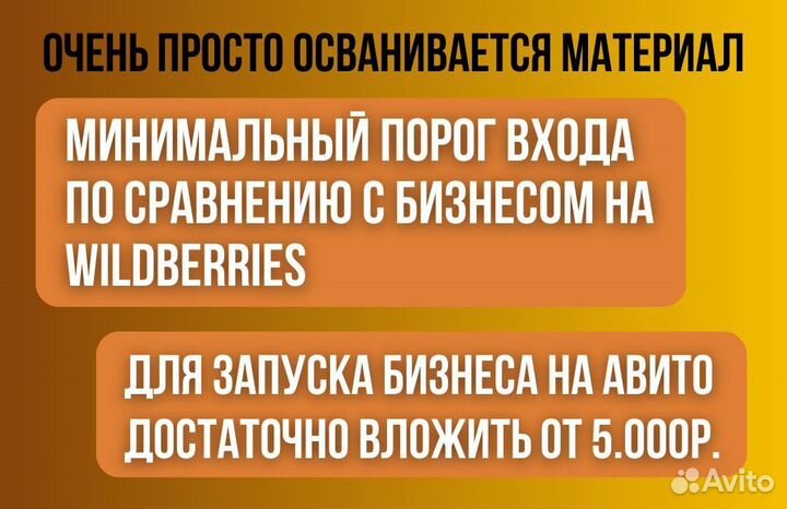 Прибыльный онлайн бизнес на авито