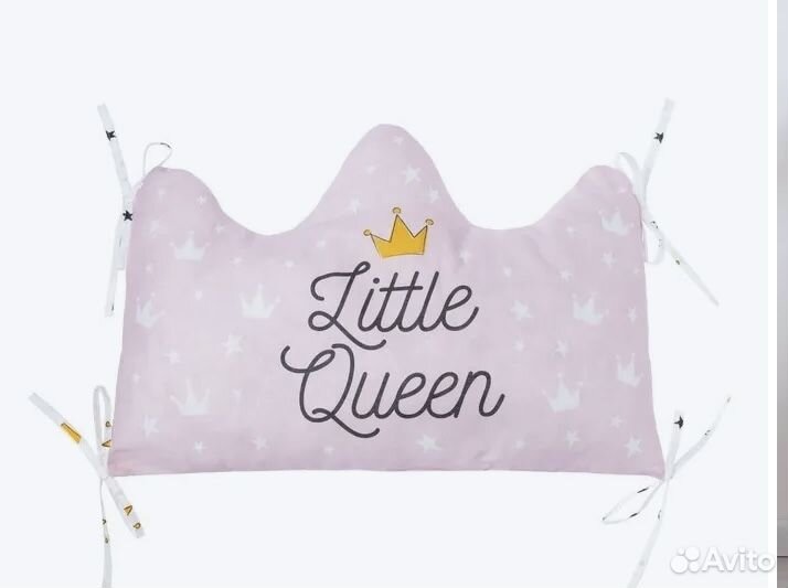 Бортики б/у в детскую кроватку для девочки