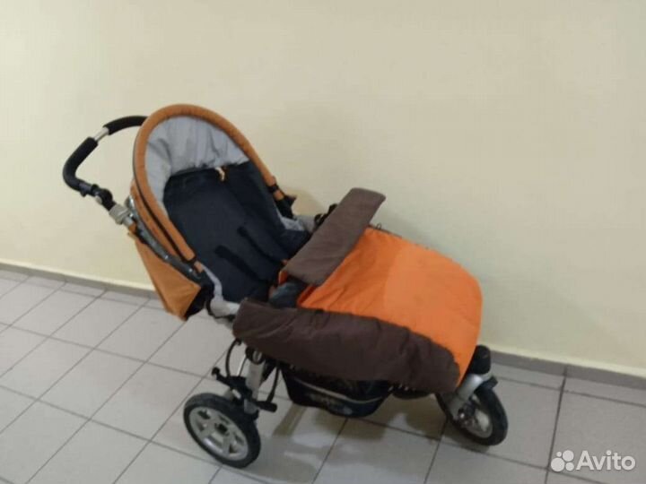 Коляска прогулочная и люлька Jane slalom pro 2в1