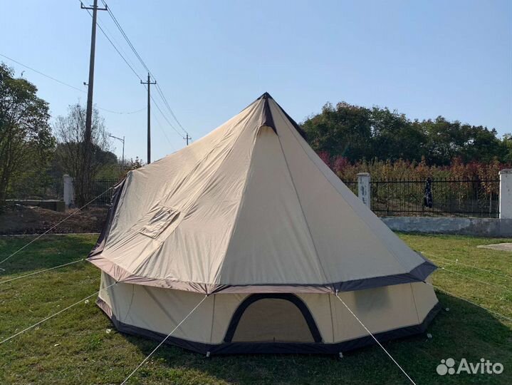 Палатка шатер с выходом под трубу
