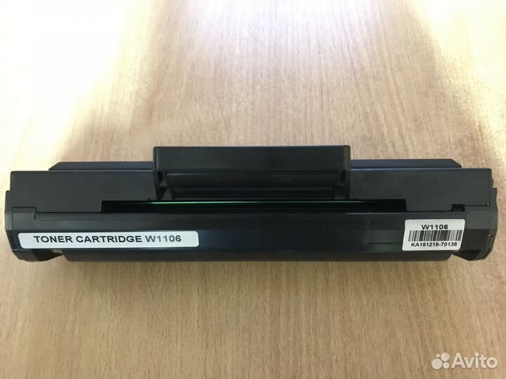 Картридж HP W1106 без чипа б/у