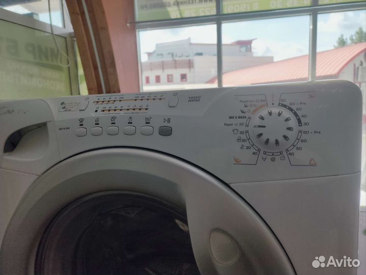6+4кг сушка стиральная машина Candy (с гарантией)