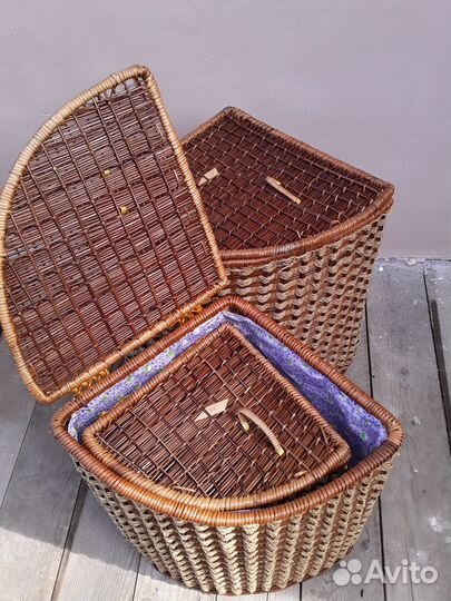 Бельевые корзины +для ванной комнаты