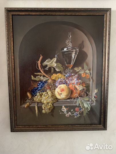 Картина маслом на холсте натюрморт