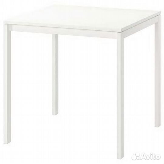 Стол икеа, белый,75*75, новый