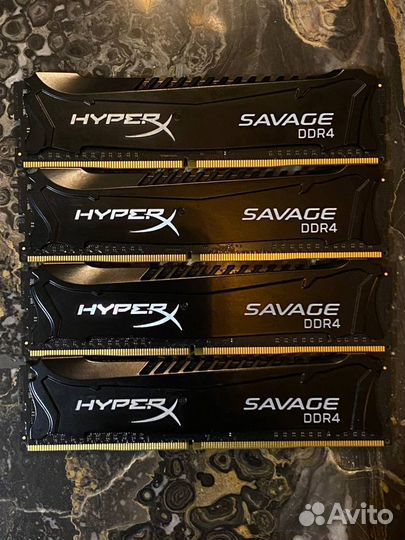 Оперативная память DDR4 HyperX Savage 16gb 2666мгц