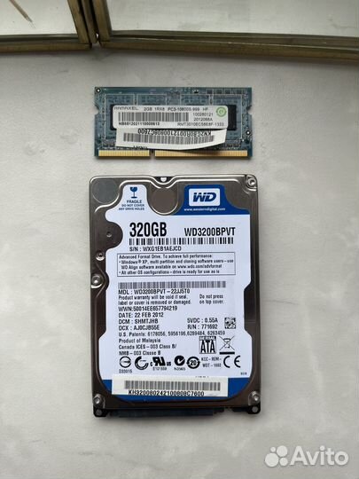 Жесткий диск WD 320GB SATA 2.5 WD3200bpvp