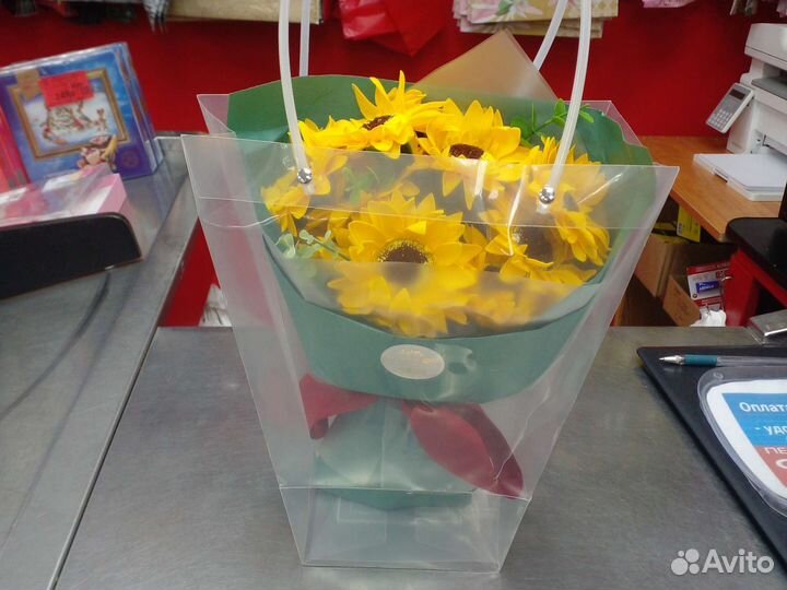 Букет из мыльных лепестков