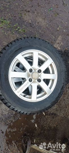 Литые диски r14 на ваз с зимней резиной