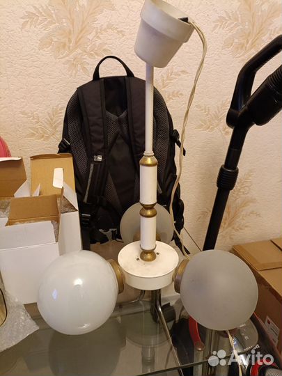 Люстра потолочная бу