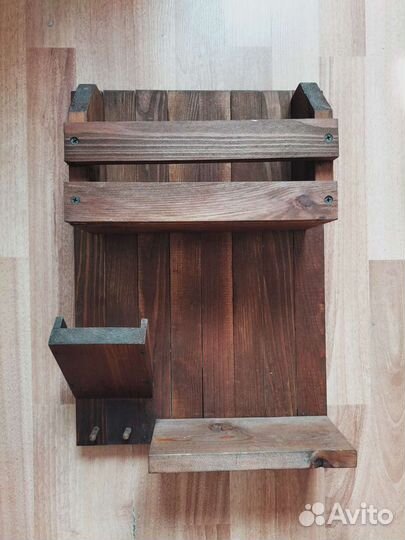 Полка деревянная