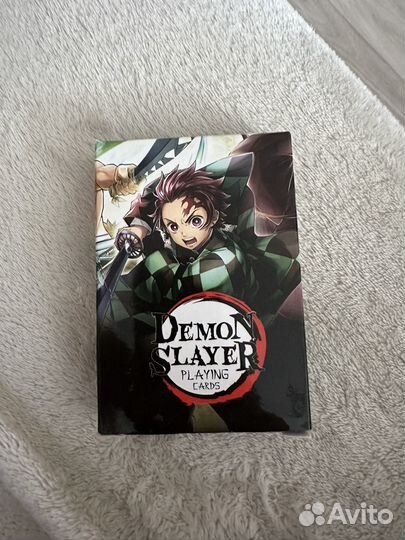 Игральные карты клинок рассекающий демонов