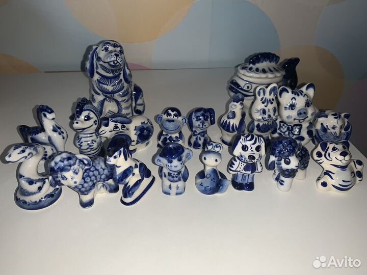 Фигурки гжель