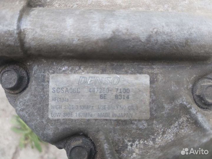 Компрессор кондиционера toyota corolla 120