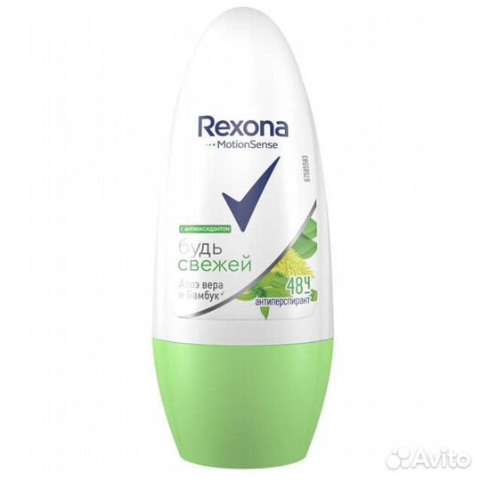 Дезодорант женский rexona Алоэ Вера, 50 мл, ролик