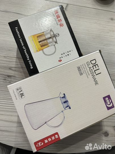 Кувшин и заварочный чайник