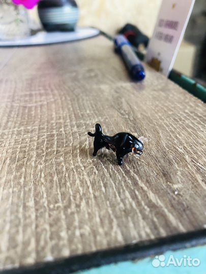 Стеклянные фигурки животных