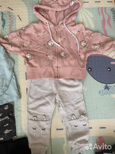 Вещи пакетом на девочку 80