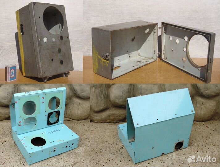 Корпуса старых приборов, футляры, кейсы, аптечки