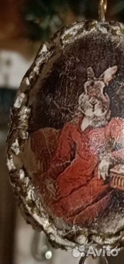 Яйцо пасхальное деревянное