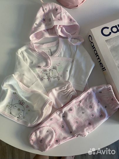 Подарочный набор для новорожденного 5в 1 Caramell