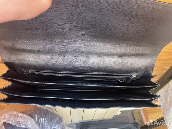 Мужской кожаный портфель dupont