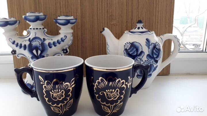 Изделия гжель разные