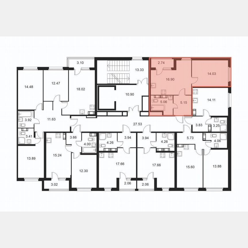 1-к. квартира, 42,5 м², 7/9 эт.