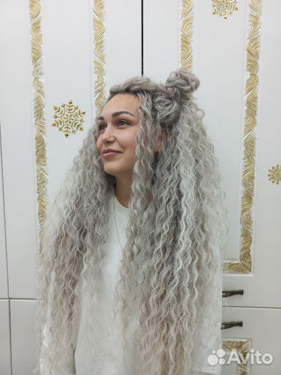 Афрокудри на каркас, дредокудри