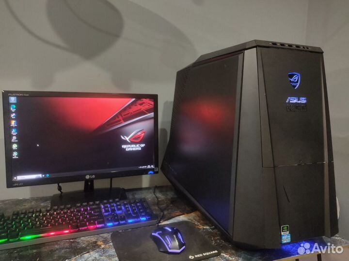 Мощный игровой пк Asus ROG Core i7/GTX Titan