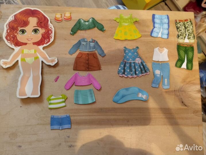 Магнитные куклы, игрушки